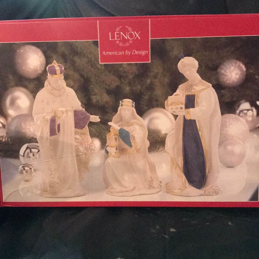 LENOX First Blessing Nativity, The THREE KINGS NIB